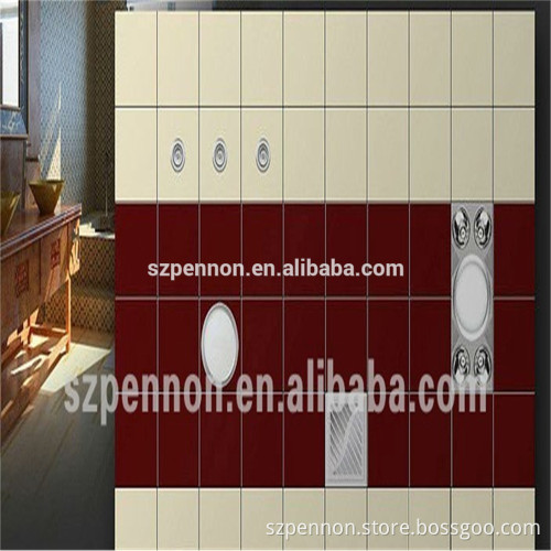 Interior Decoration Suspended Aluminum Ceiling Tiles